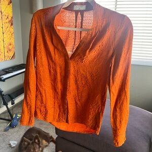 Babaton Vibrant Orange Blouse